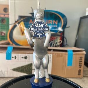 Silver Unicorn PBR Tap Handle